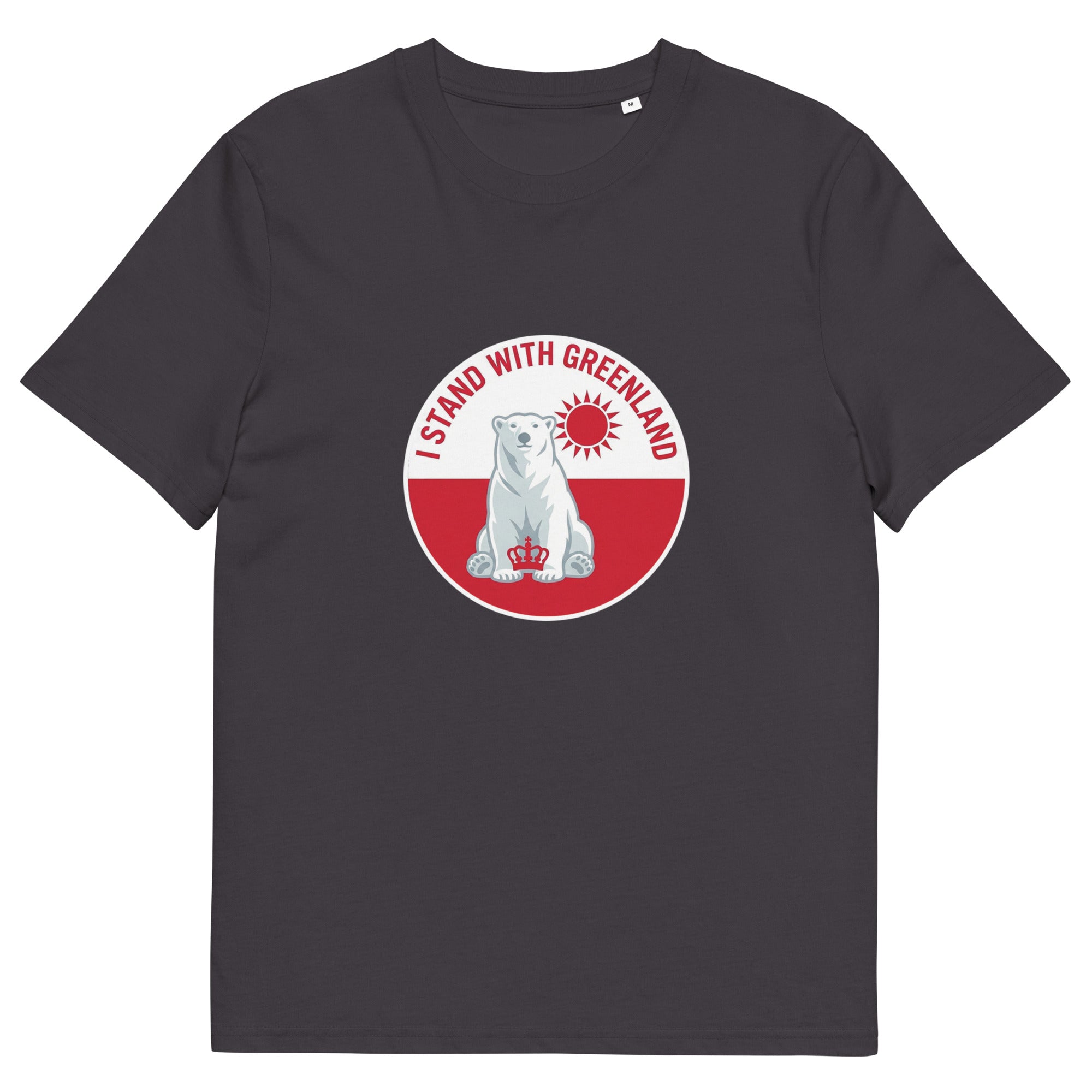 I Stand With Greenland Unisex Organic Cotton T-shirt