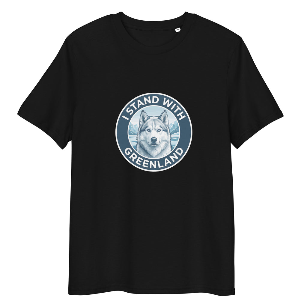 I Stand With Greenland Unisex Organic Cotton T-shirt