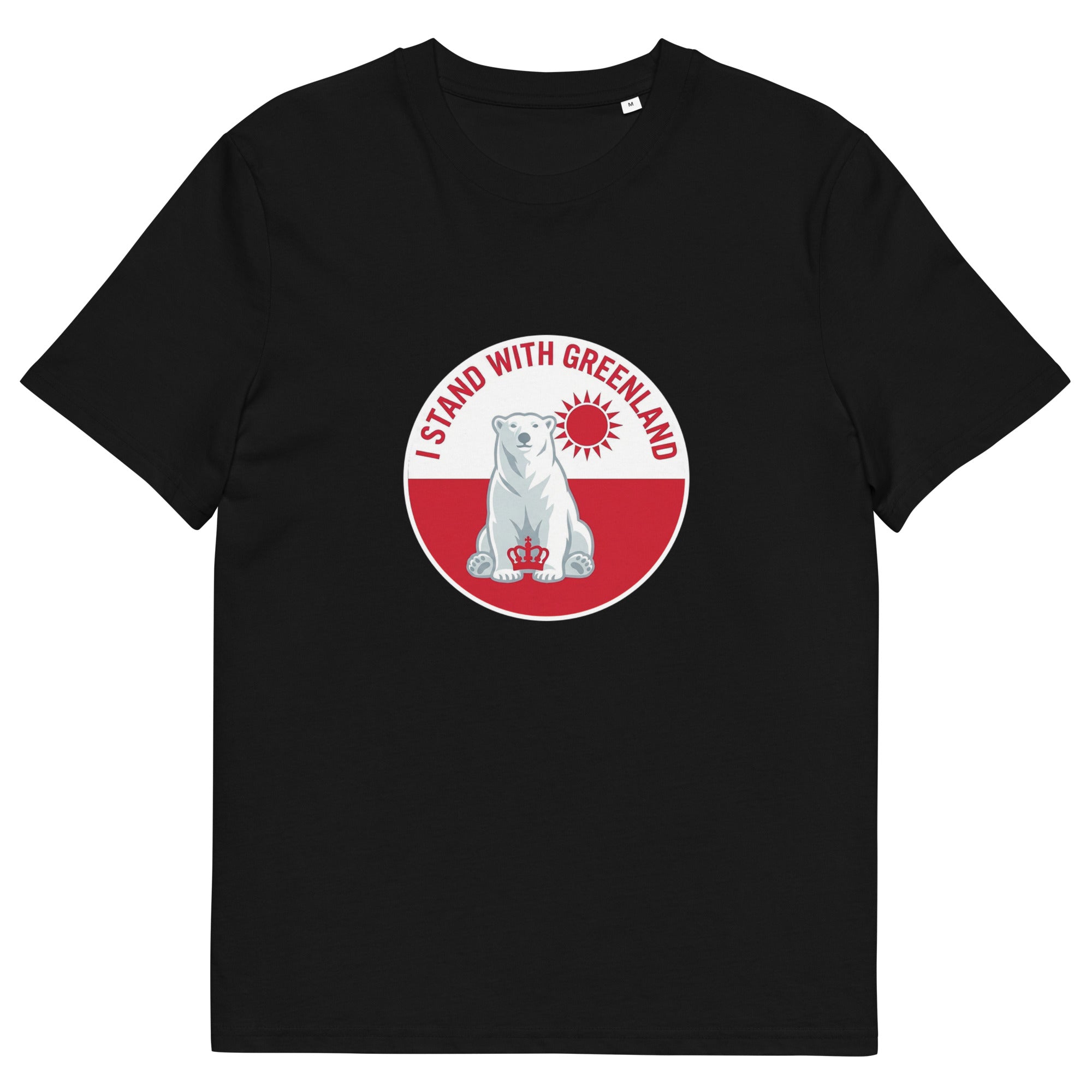 I Stand With Greenland Unisex Organic Cotton T-shirt