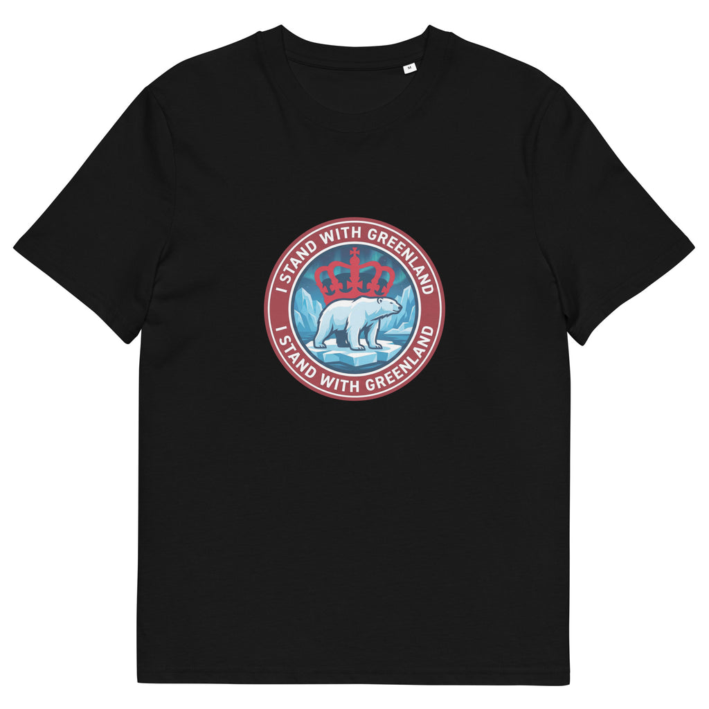 I Stand With Greenland Unisex Organic Cotton T-shirt