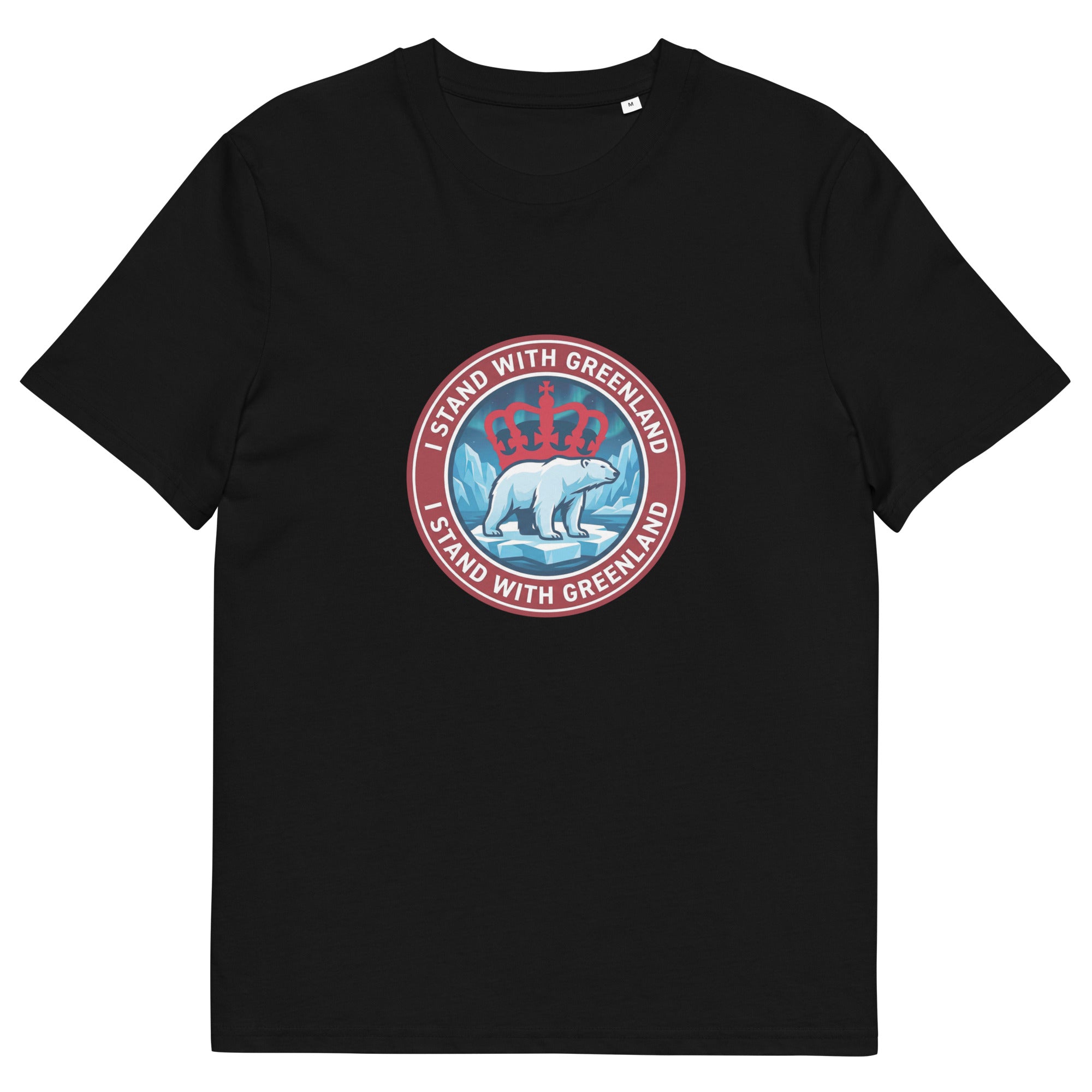 I Stand With Greenland Unisex Organic Cotton T-shirt