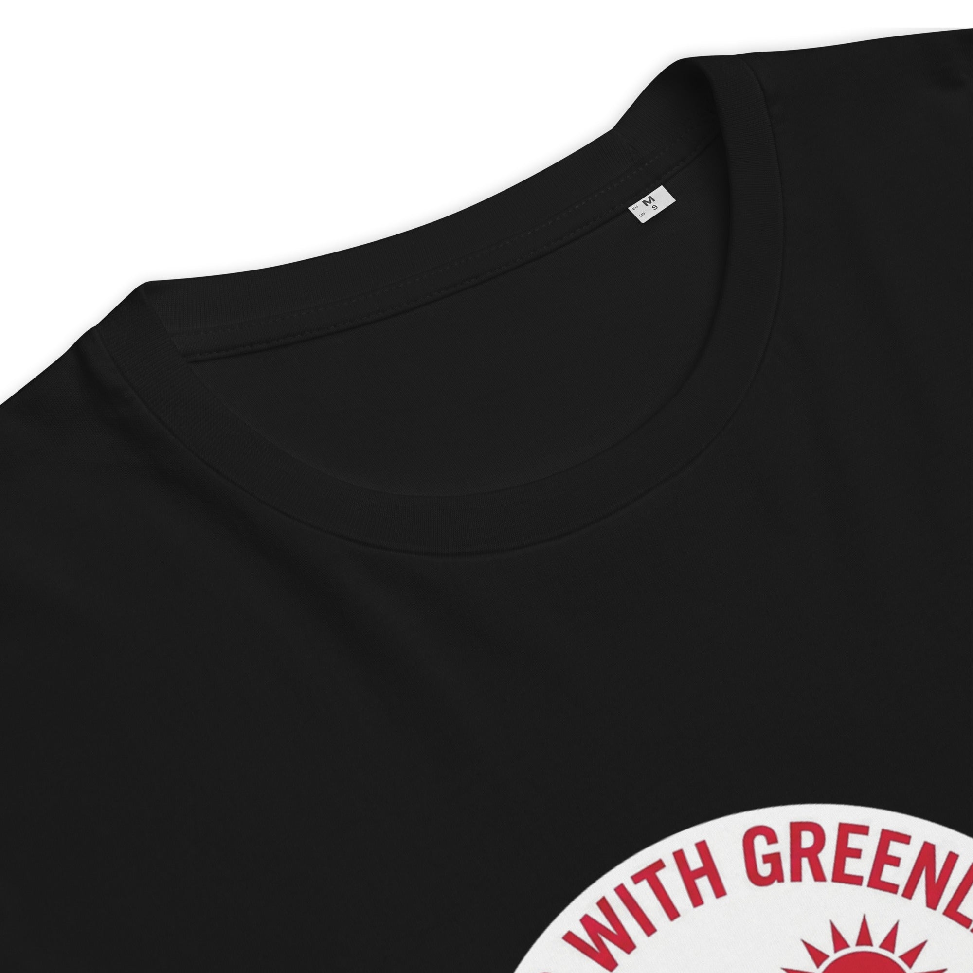 I Stand With Greenland Unisex Organic Cotton T-shirt