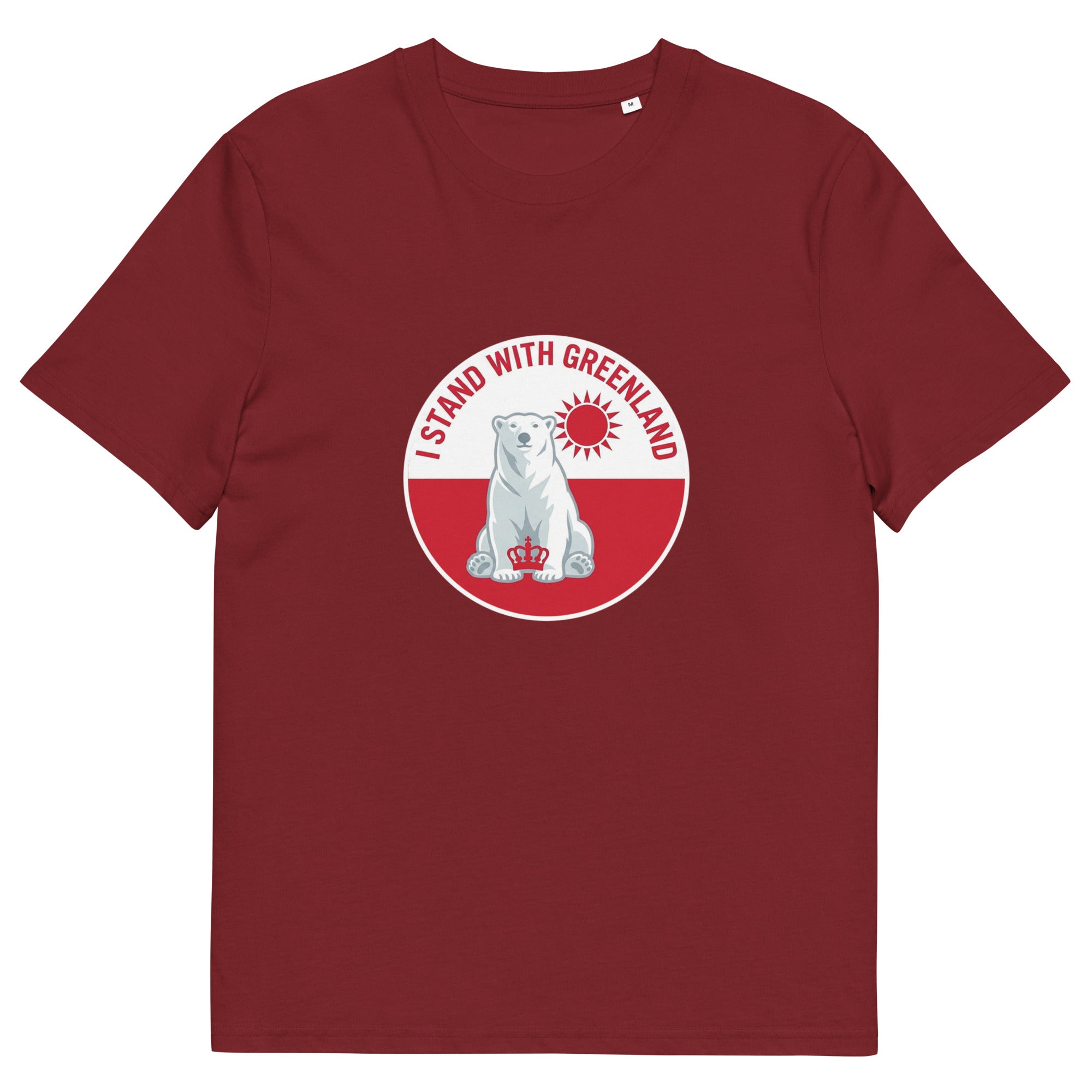 I Stand With Greenland Unisex Organic Cotton T-shirt