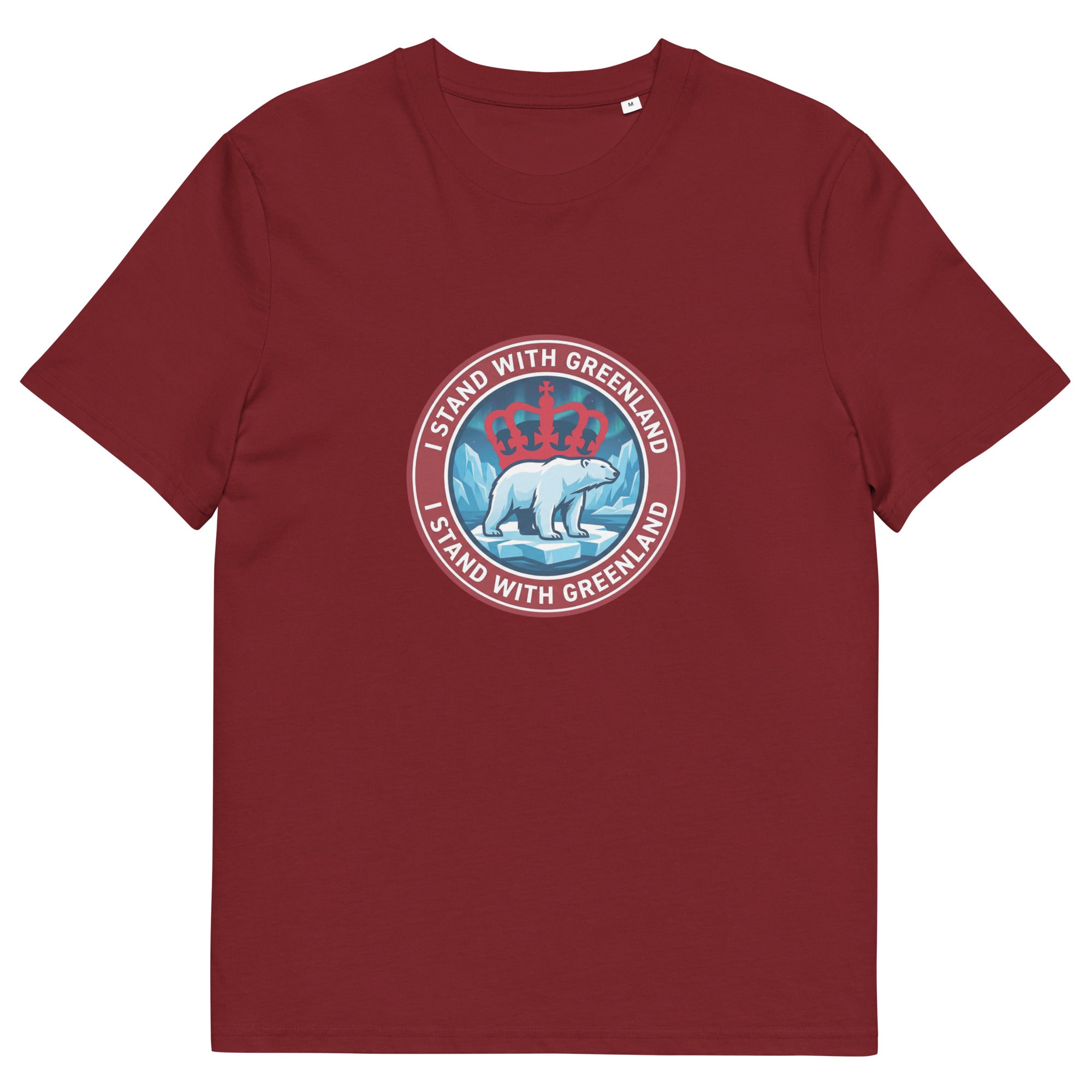 I Stand With Greenland Unisex Organic Cotton T-shirt