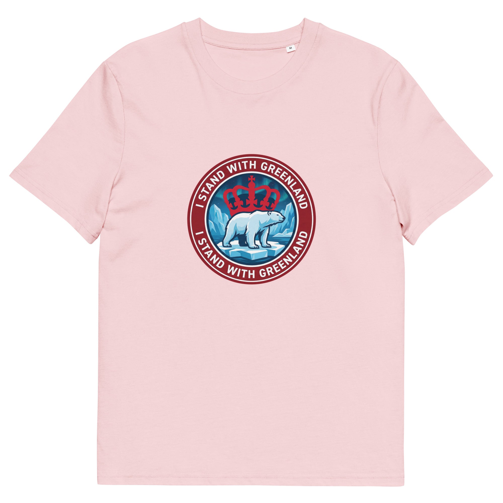 I Stand With Greenland Unisex Organic Cotton T-shirt
