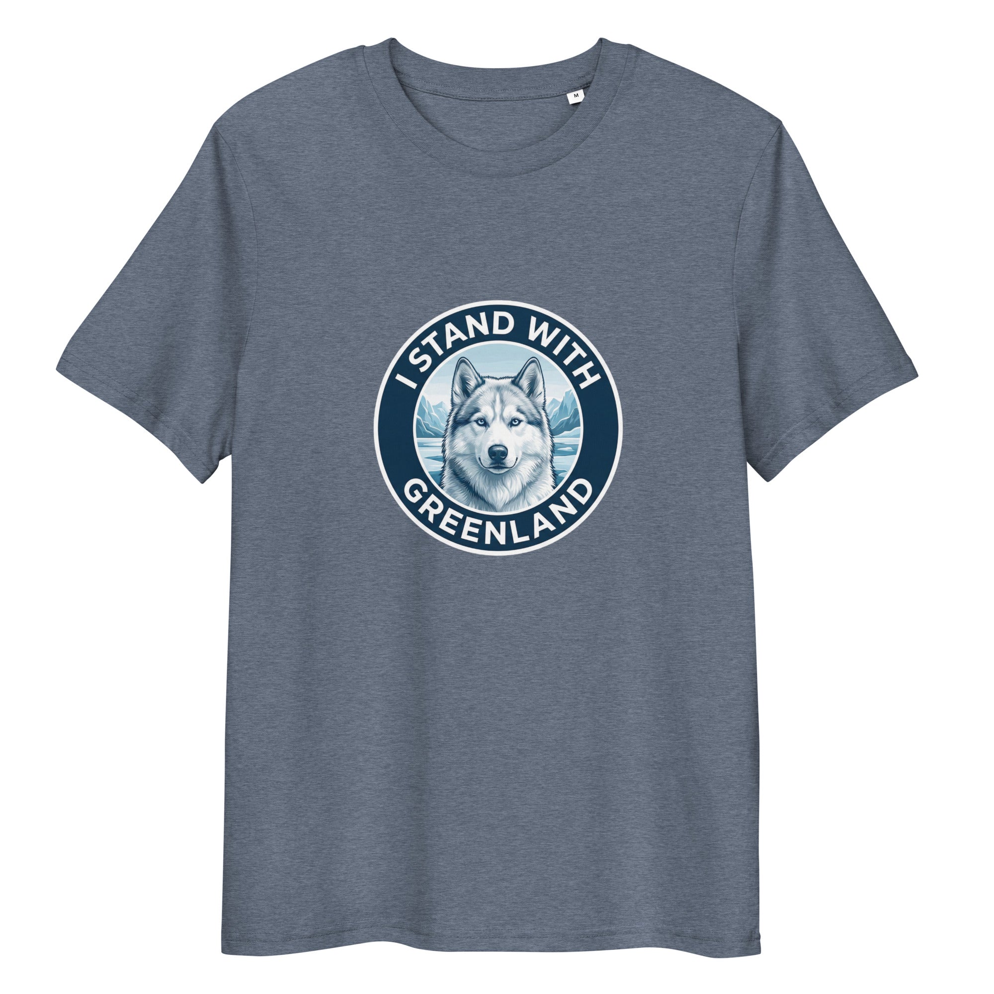 I Stand With Greenland Unisex Organic Cotton T-shirt
