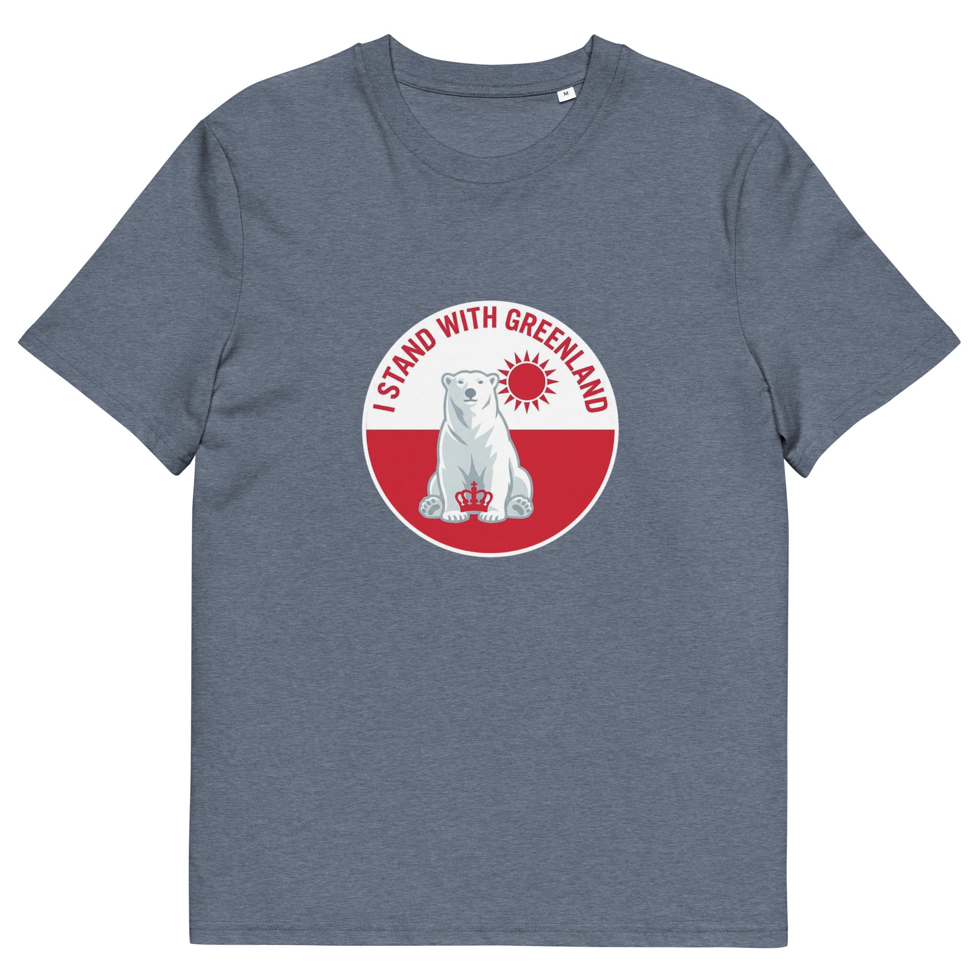 I Stand With Greenland Unisex Organic Cotton T-shirt