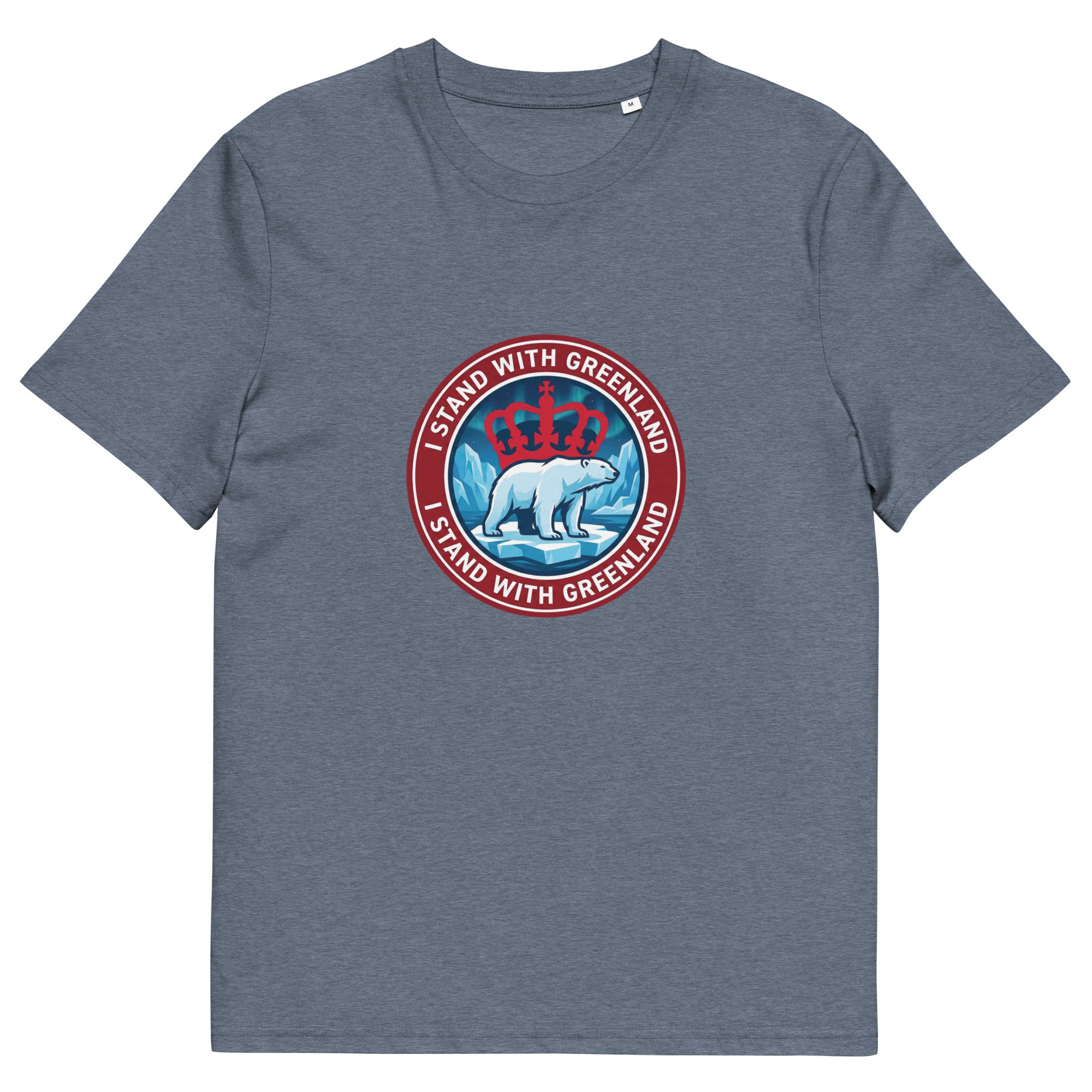 I Stand With Greenland Unisex Organic Cotton T-shirt