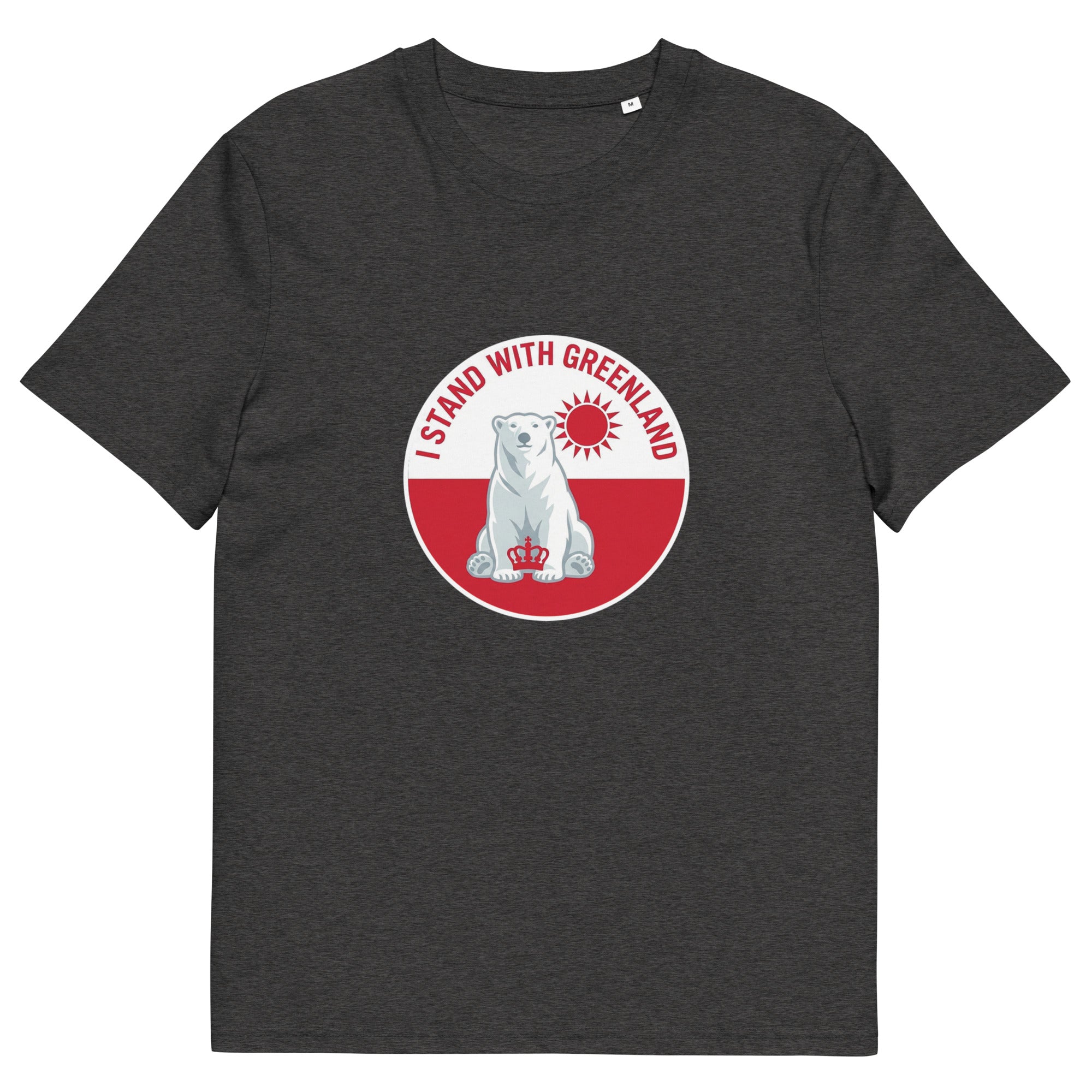 I Stand With Greenland Unisex Organic Cotton T-shirt