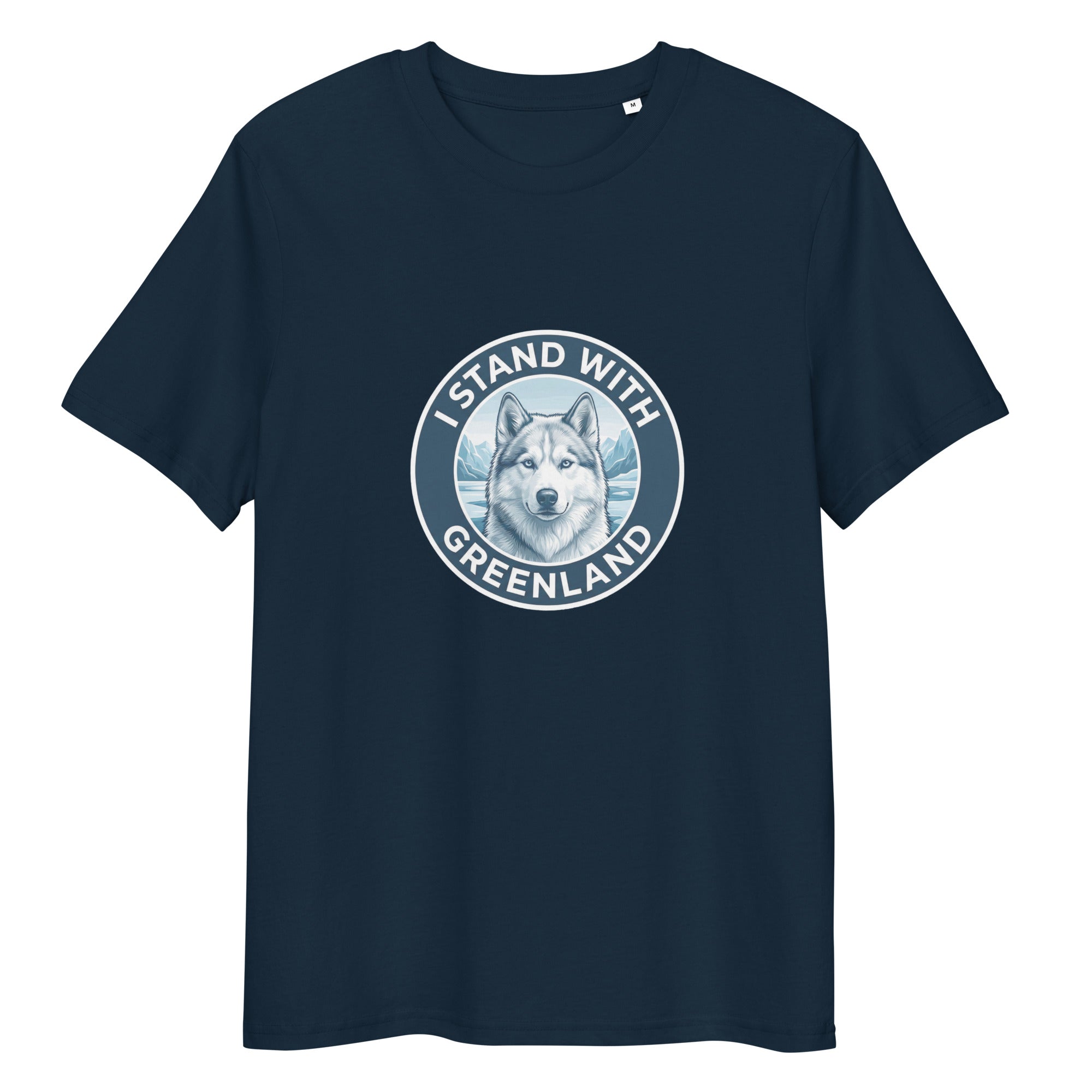 I Stand With Greenland Unisex Organic Cotton T-shirt