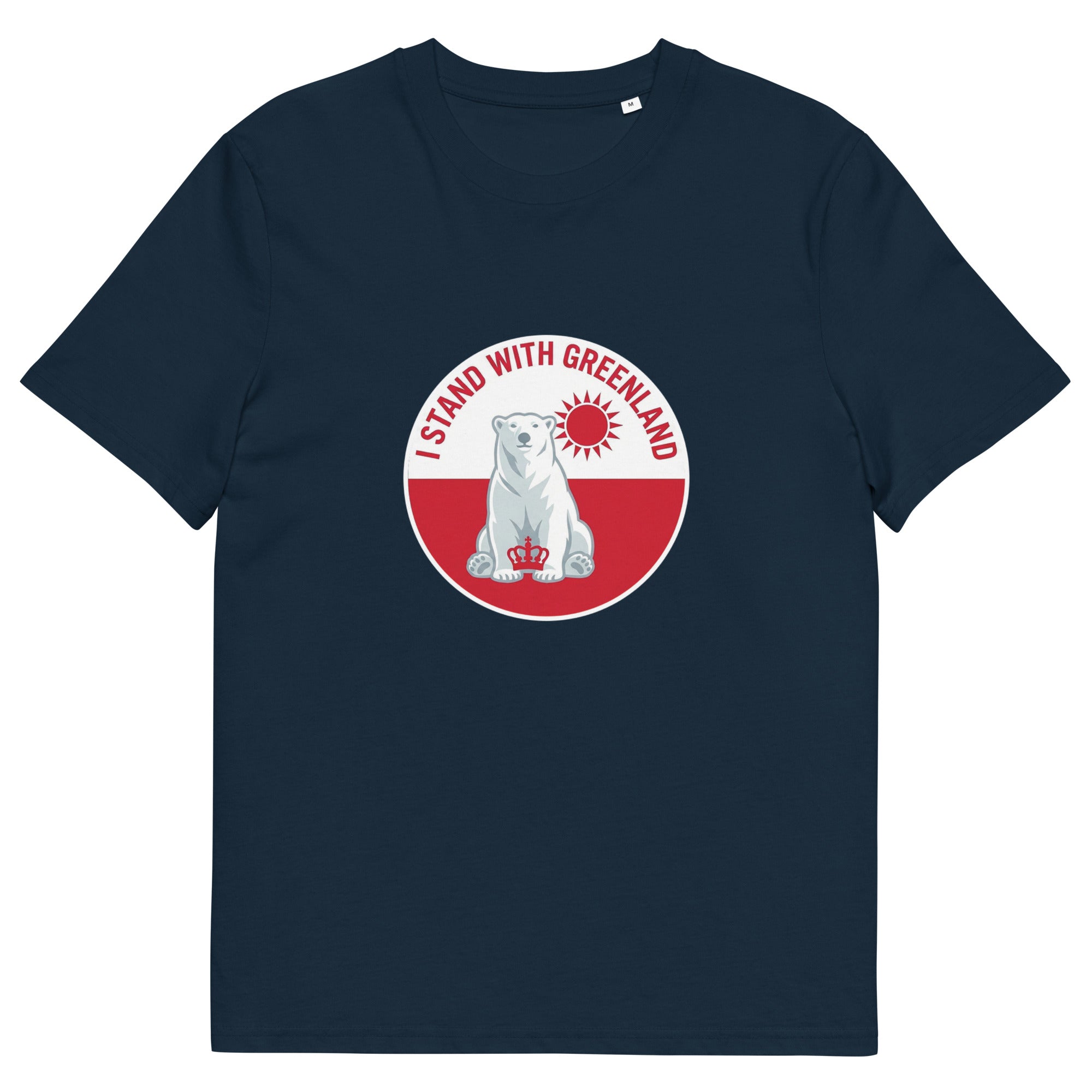 I Stand With Greenland Unisex Organic Cotton T-shirt