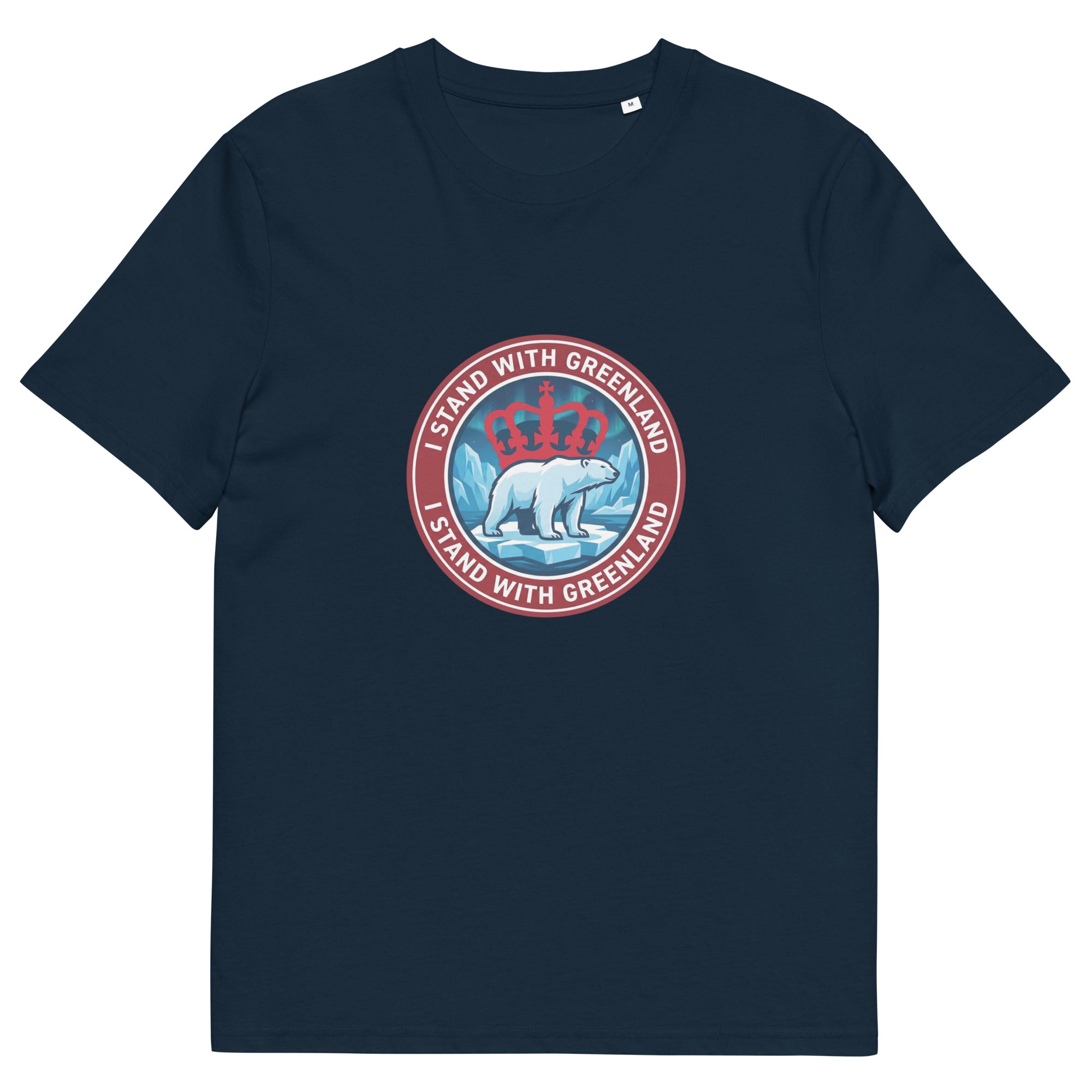 I Stand With Greenland Unisex Organic Cotton T-shirt
