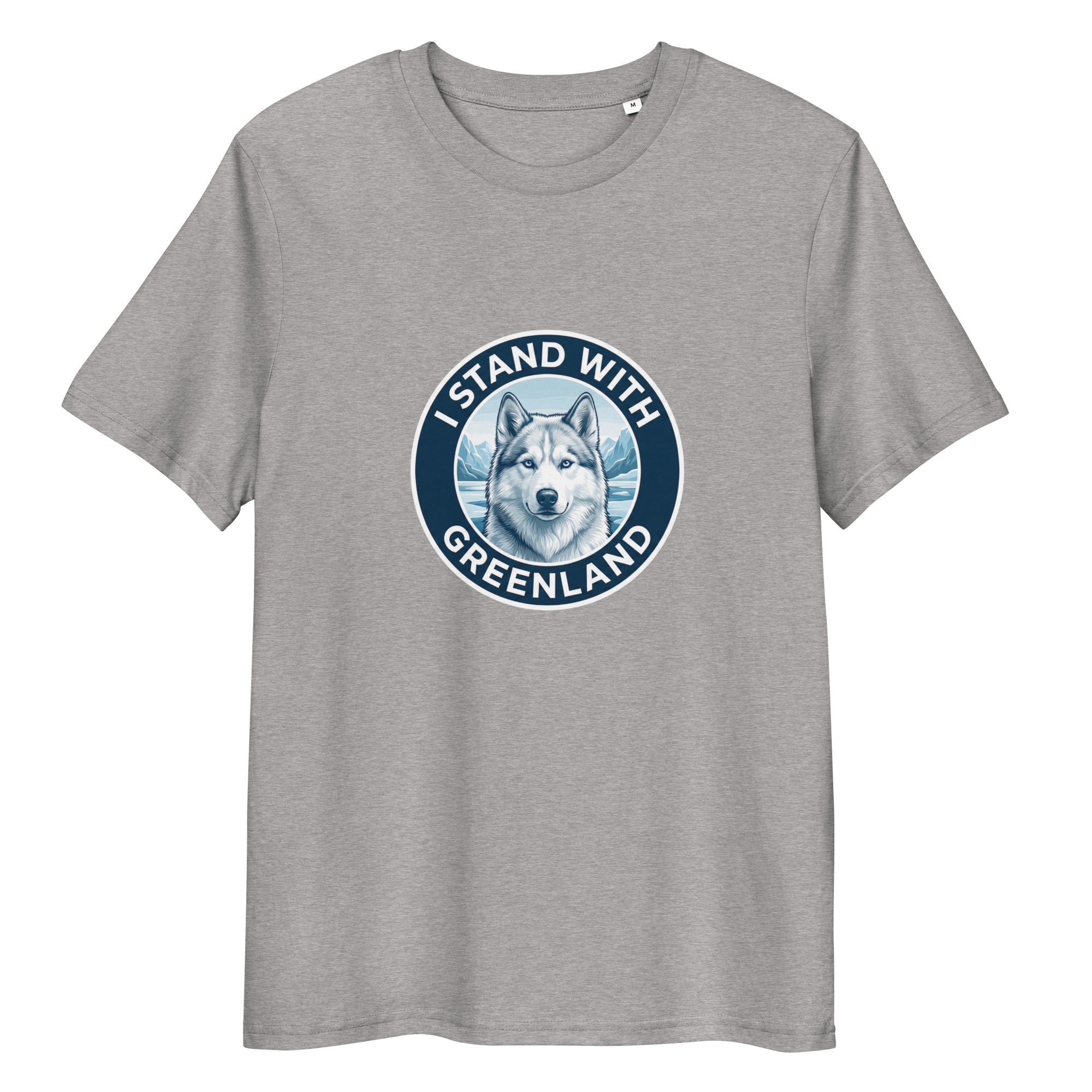I Stand With Greenland Unisex Organic Cotton T-shirt