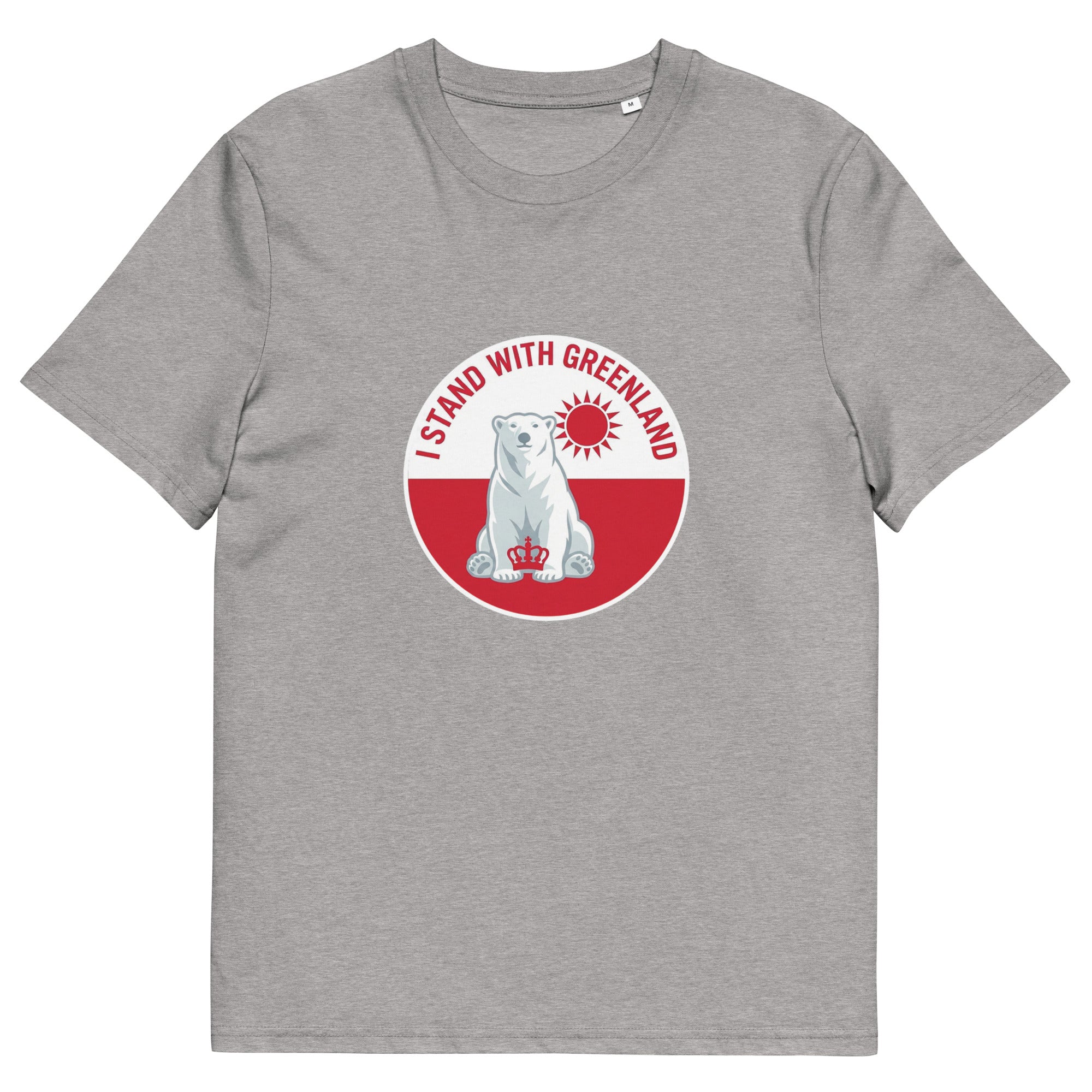 I Stand With Greenland Unisex Organic Cotton T-shirt