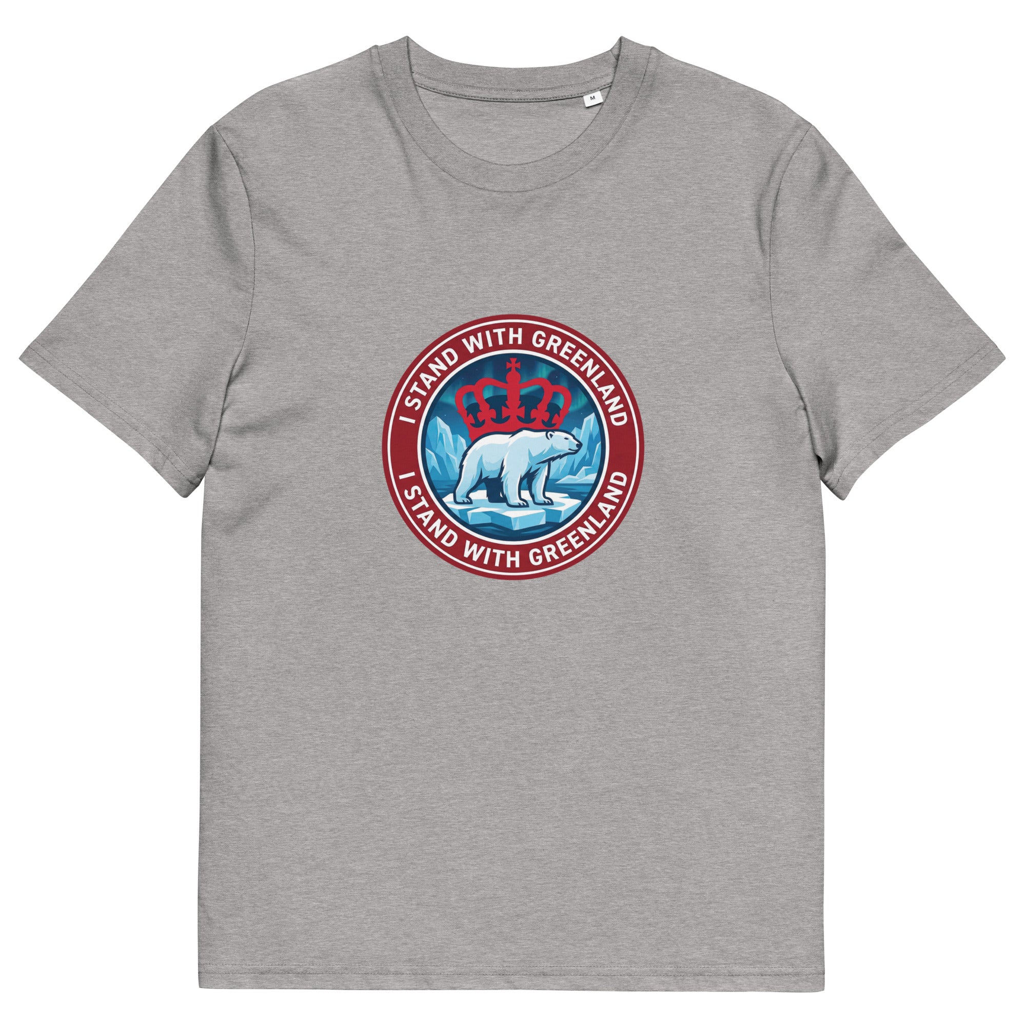 I Stand With Greenland Unisex Organic Cotton T-shirt