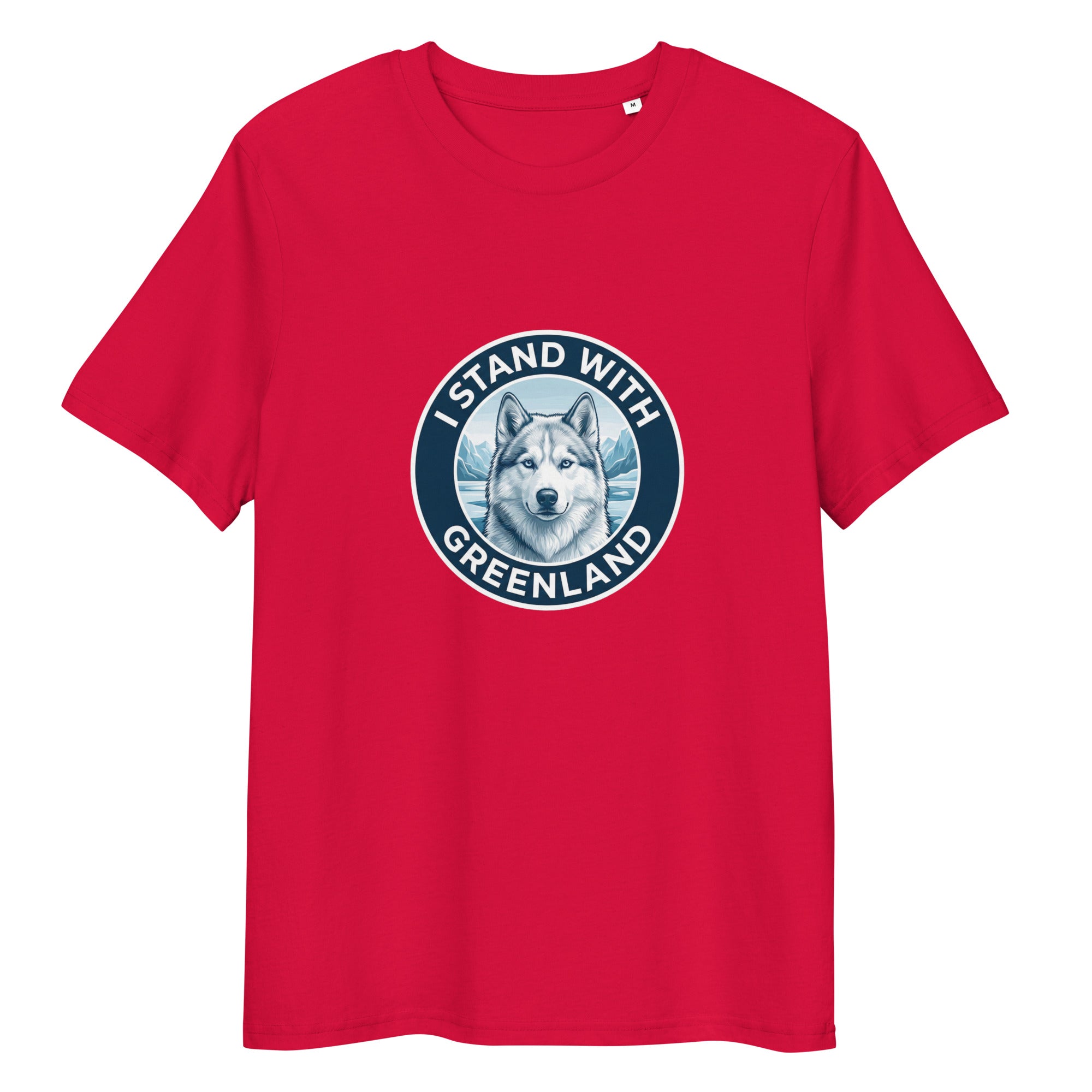 I Stand With Greenland Unisex Organic Cotton T-shirt