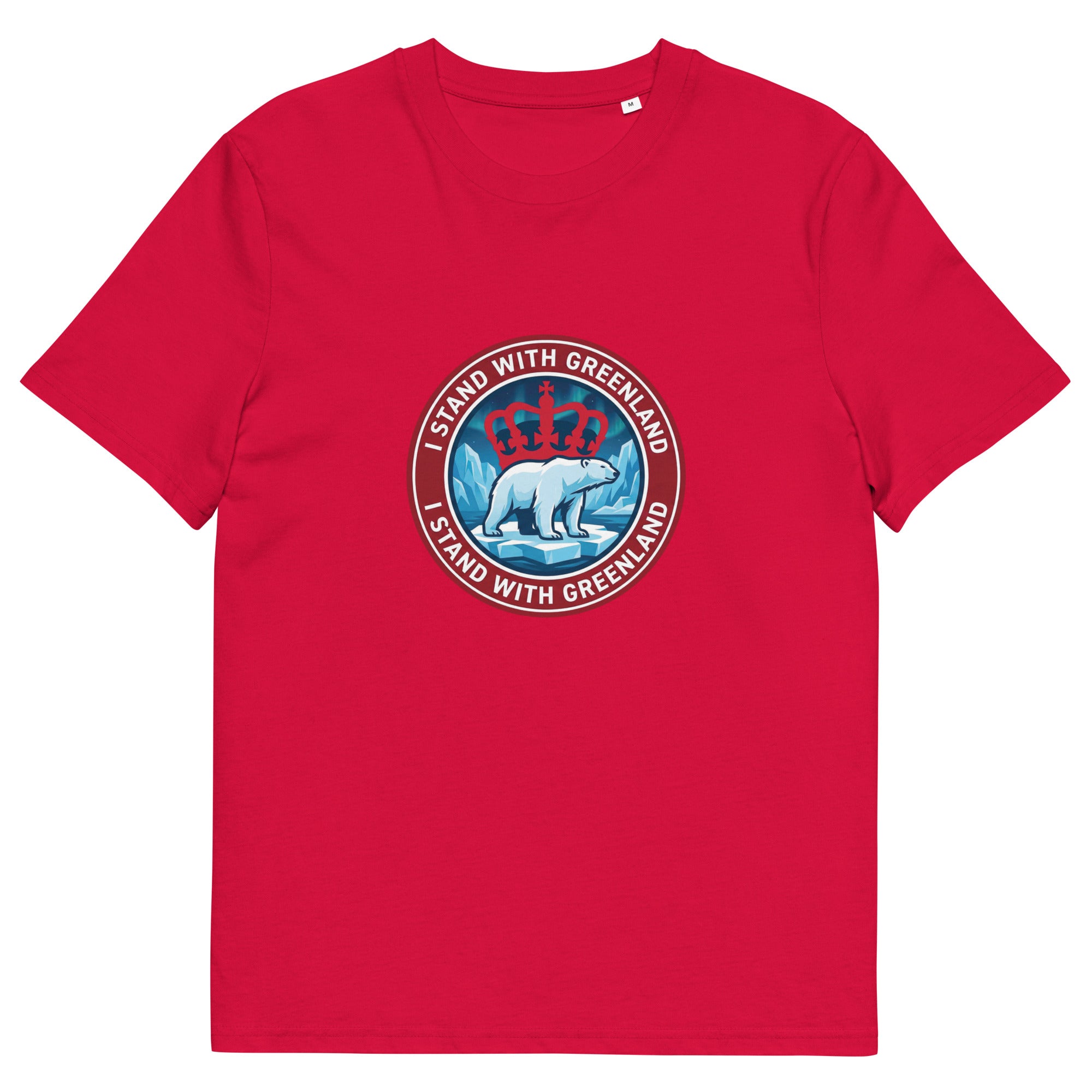I Stand With Greenland Unisex Organic Cotton T-shirt