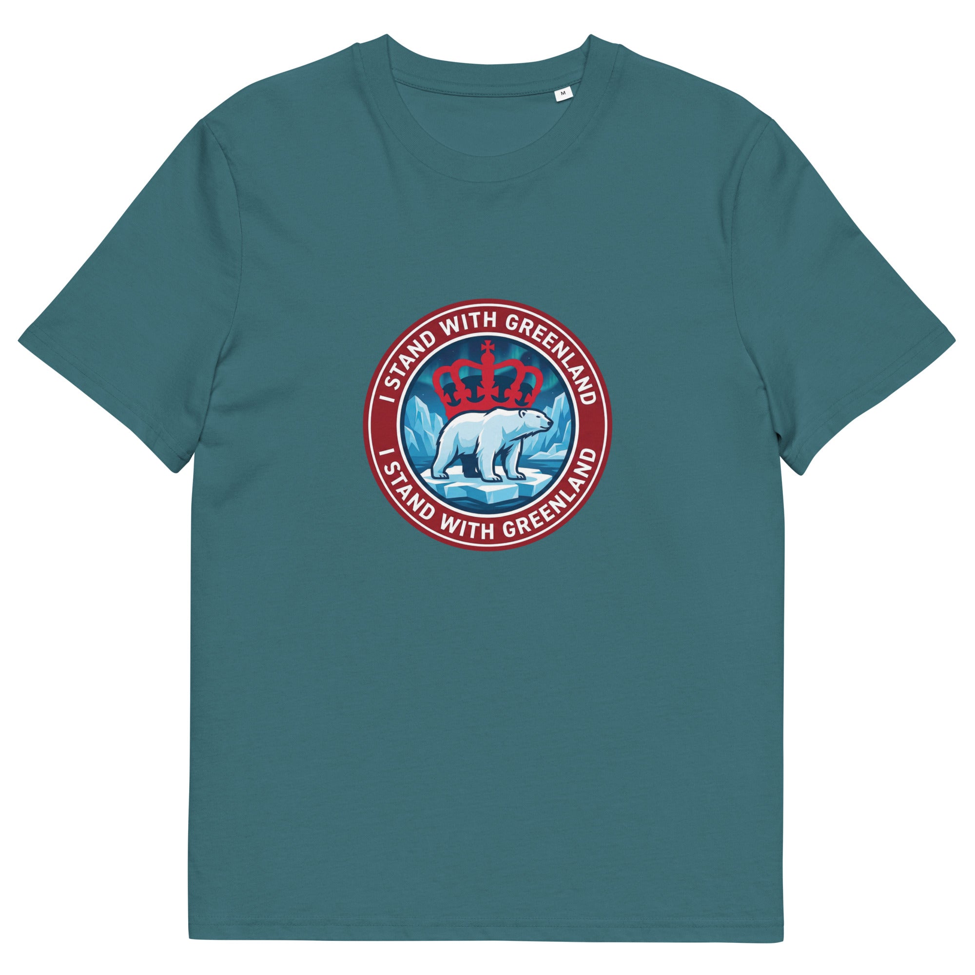 I Stand With Greenland Unisex Organic Cotton T-shirt