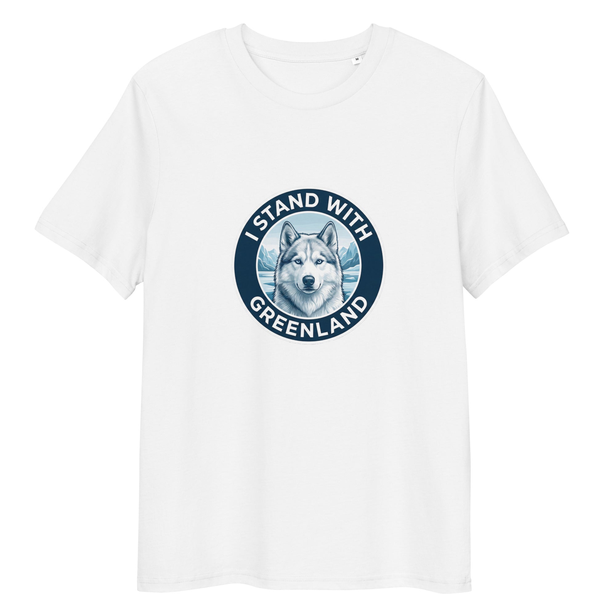 I Stand With Greenland Unisex Organic Cotton T-shirt