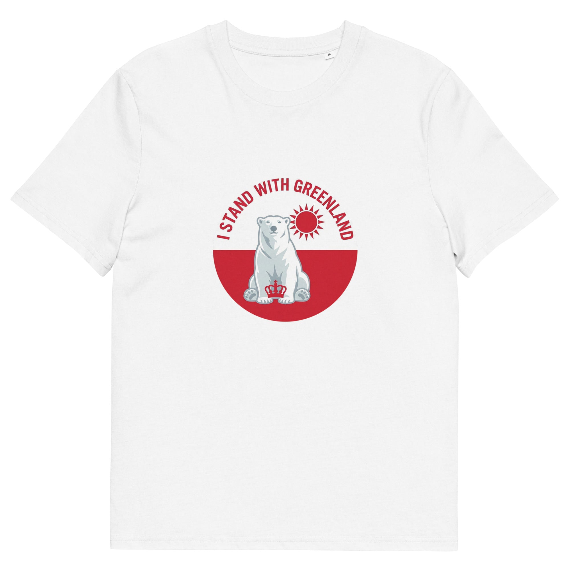 I Stand With Greenland Unisex Organic Cotton T-shirt