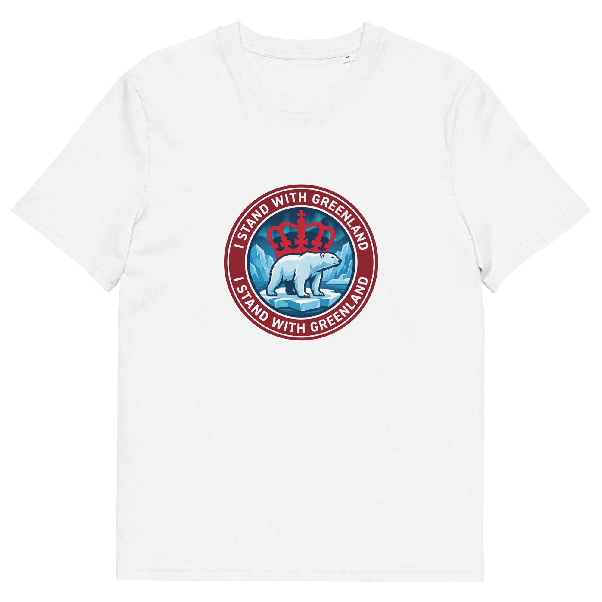 I Stand With Greenland Unisex Organic Cotton T-shirt