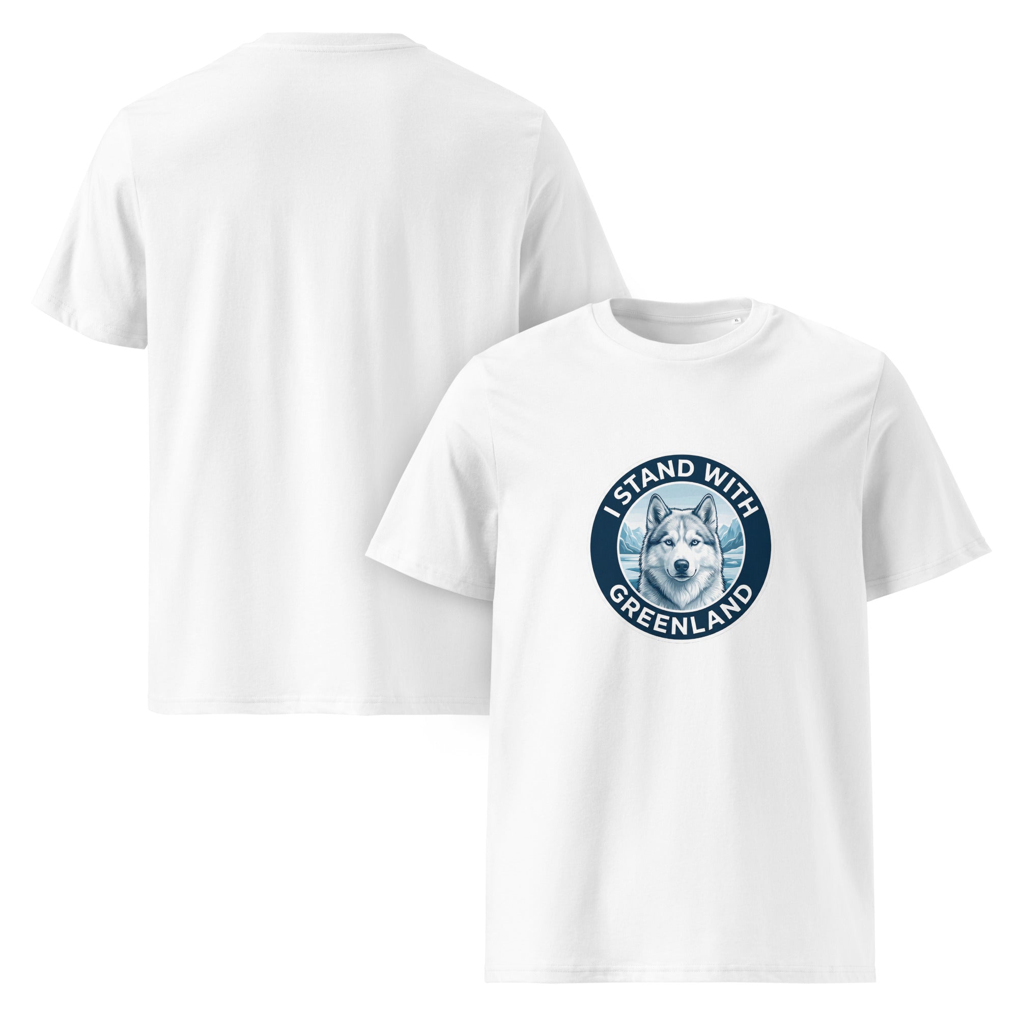 I Stand With Greenland Unisex Organic Cotton T-shirt