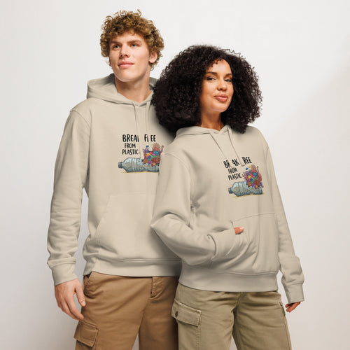 Break Free From Plastic Organic Mid-Weight Hoodie