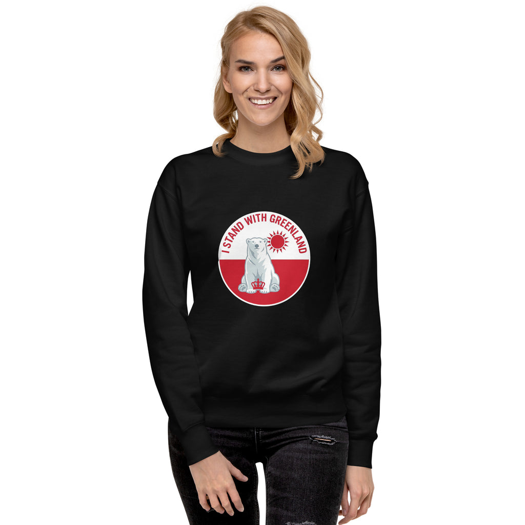 I Stand With Greenland Unisex Premium Sweatshirt