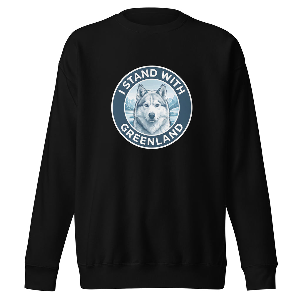 I Stand With Greenland Unisex Premium Sweatshirt