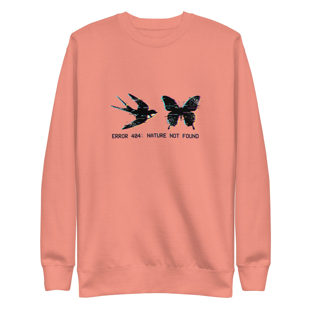 Error 404 Nature Not Found Unisex Premium Sweatshirt