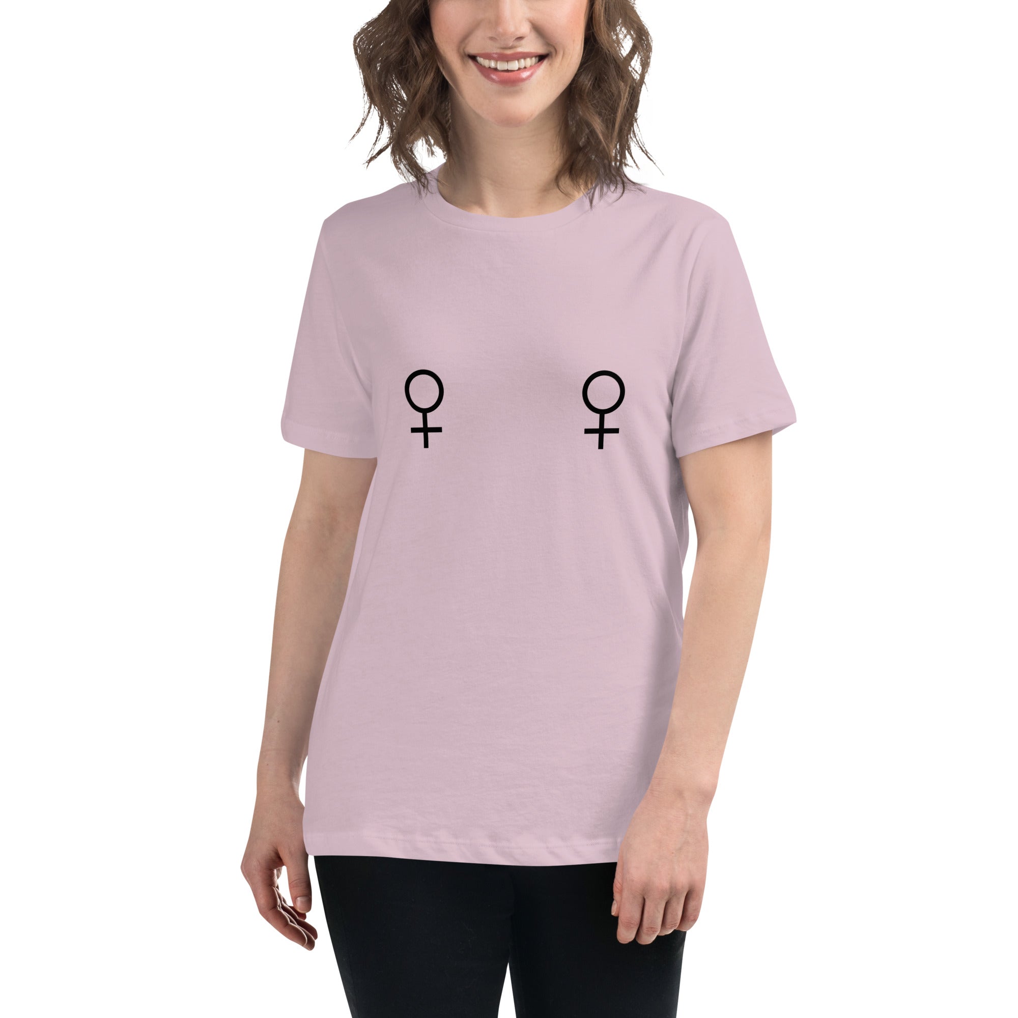 Pride Lesbian Venus Symbols Organic Graphic Light T-Shirt