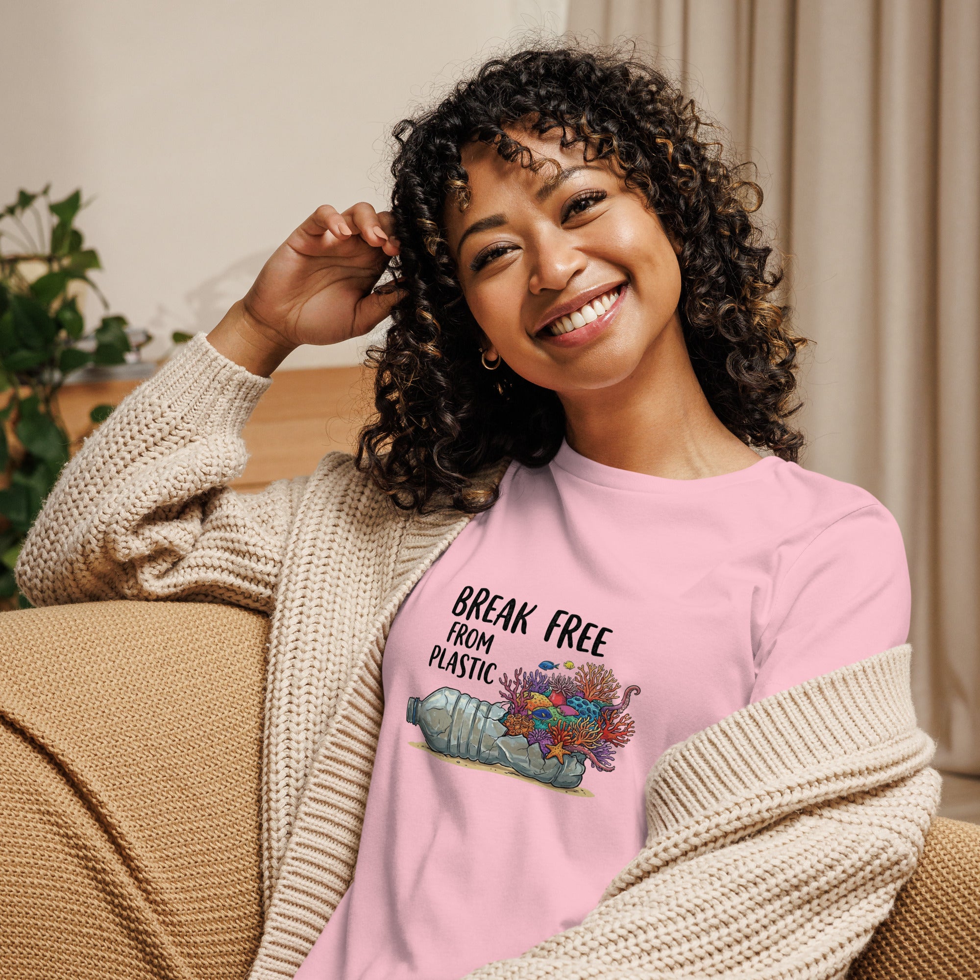 Break Free From Plastic Women's Relaxed T-Shirt