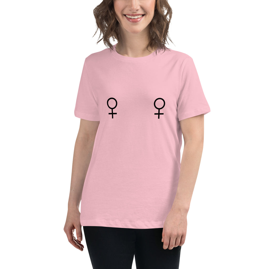Pride Lesbian Venus Symbols Organic Graphic Light T-Shirt