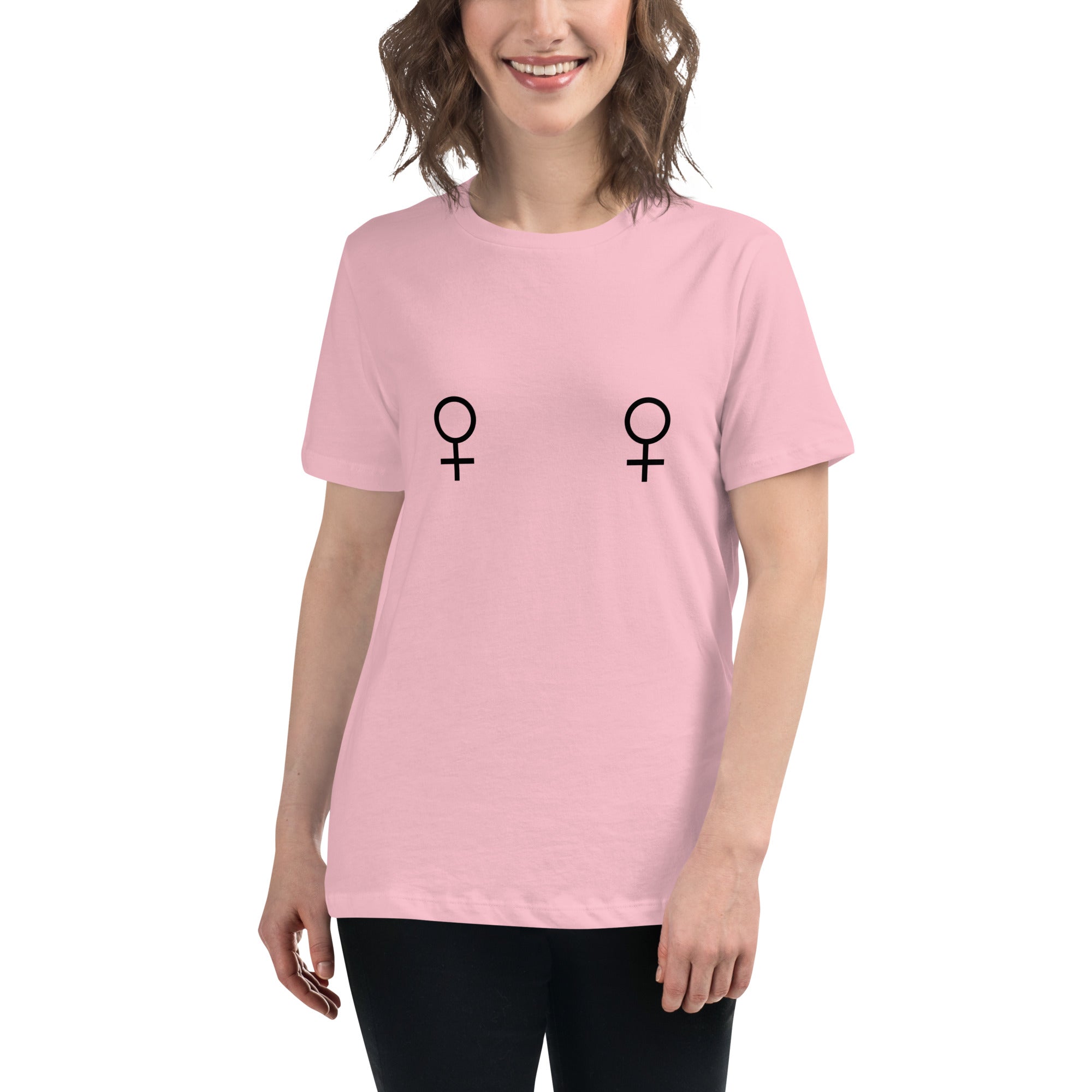 Pride Lesbian Venus Symbols Organic Graphic Light T-Shirt