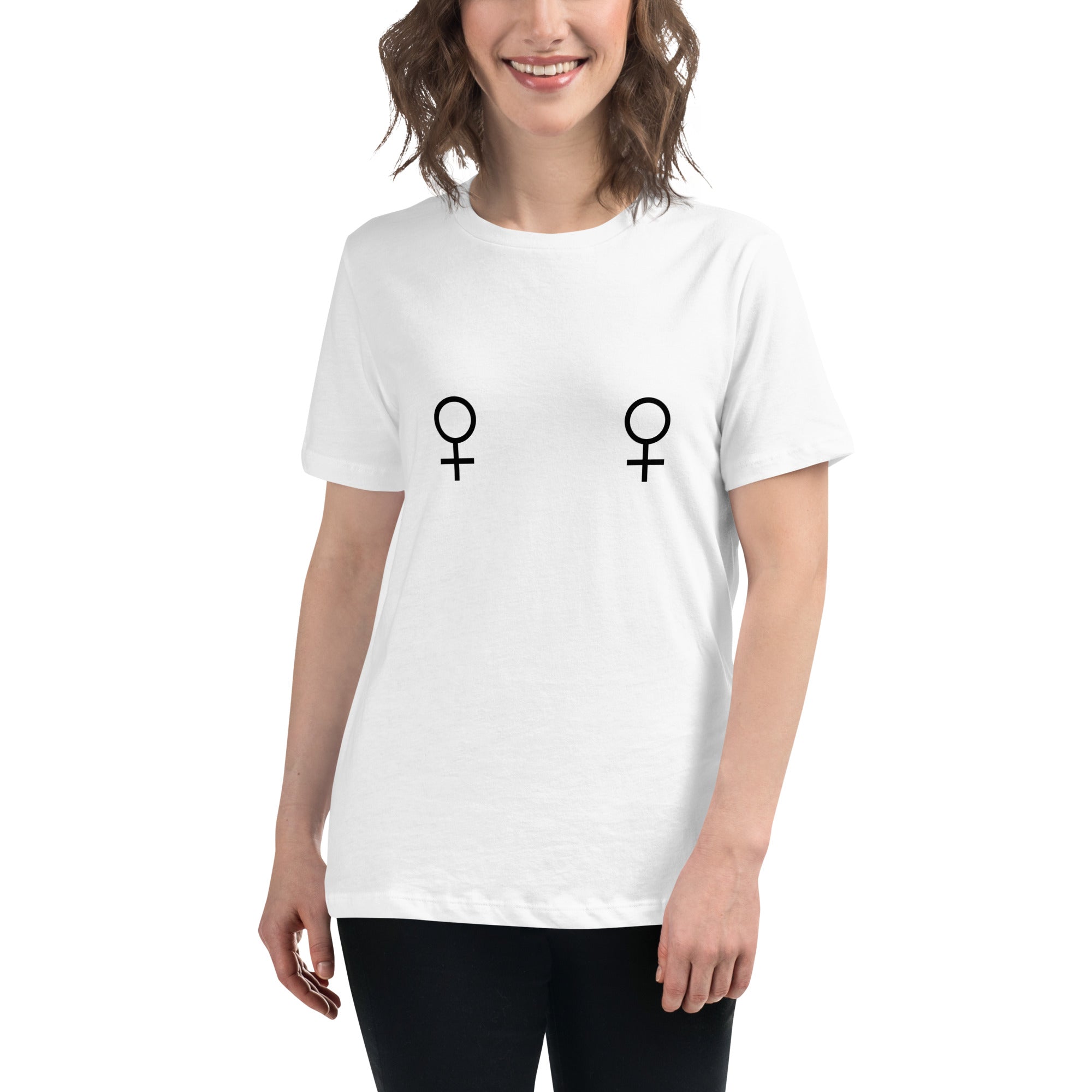 Pride Lesbian Venus Symbols Organic Graphic Light T-Shirt